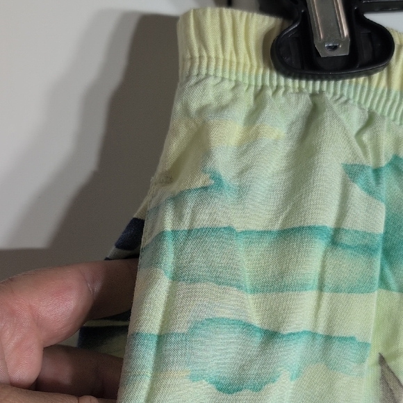 Tropical Print Wide Leg Pants - Picture 3 of 5